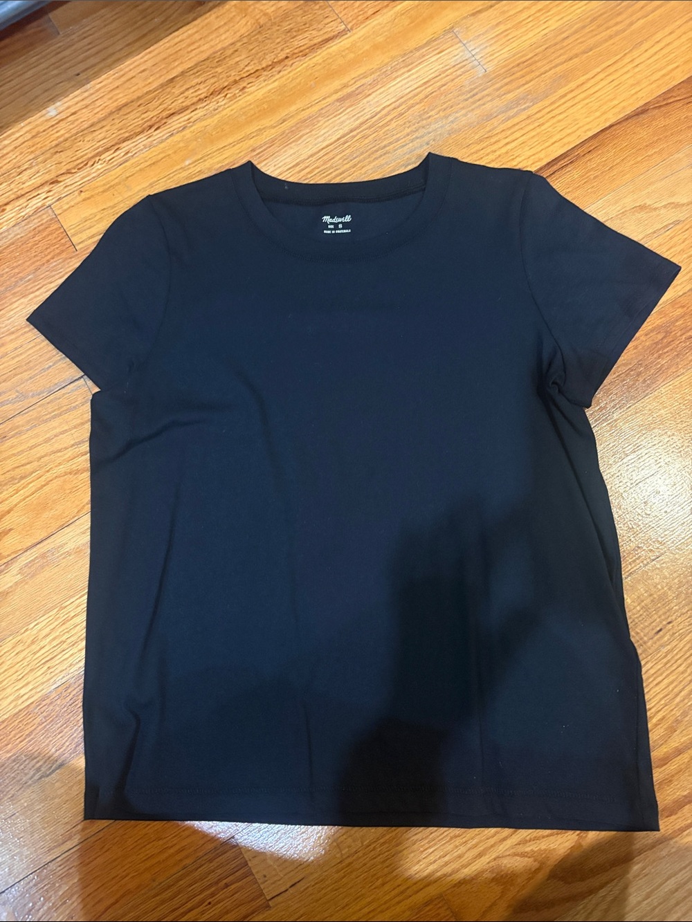 Madewell Black Short Sleeve Crewneck Tee